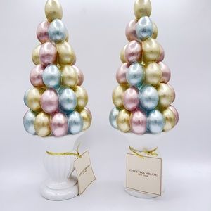 New for 2024! Christian Siriano egg topiary Easter decor